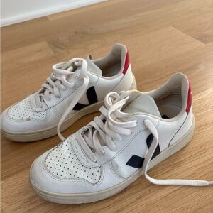 Veja White Sneakers with Subtle Accents